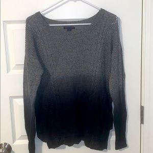 Ombré knit sweater